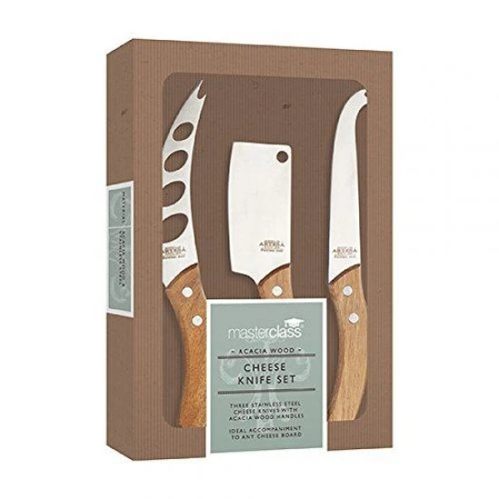 Shop quality Master Class 3-Piece Stainless Steel Artesa Cheese Knife Set with Acacia Wood Handles in Kenya from vituzote.com Shop in-store or online and get countrywide delivery!