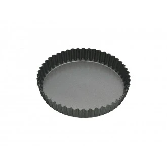 Master Class Non-Stick Fluted Flan Tin / Quiche Pan with Loose Base, 18 cm (7")