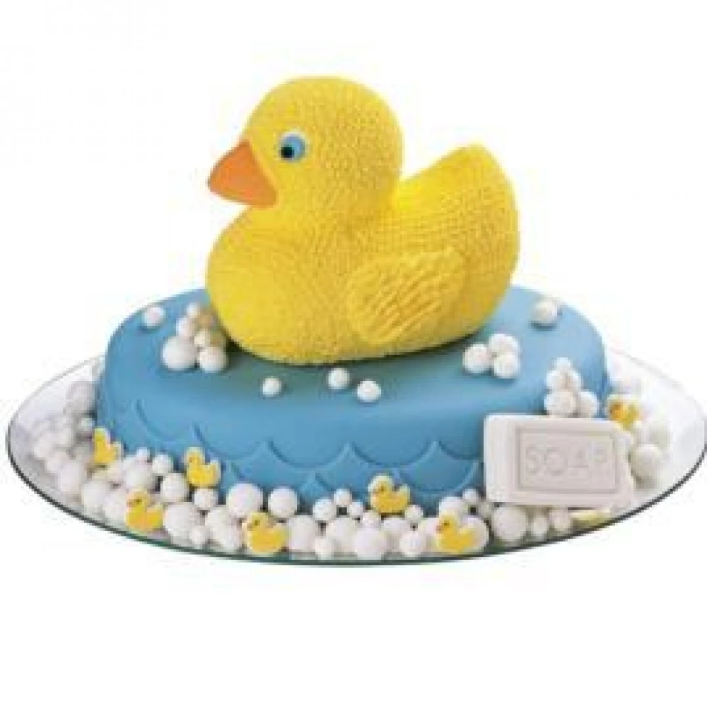 Rubber Ducky Duck Shaped Cake Pan Cake Pop Mold/plunger RUBBER