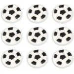 Wilton Soccer Balls Icing Decorations/ Toppers