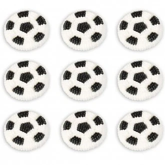 Wilton Soccer Balls Icing Decorations/ Toppers