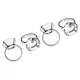 Premier Diamante Napkin Rings - Set of 4, Clear, 1403755 Shop quality Premier Diamante Napkin Rings - Set of 4, Clear in Kenya from vituzote.com Shop in-store or online and get countrywide delivery!