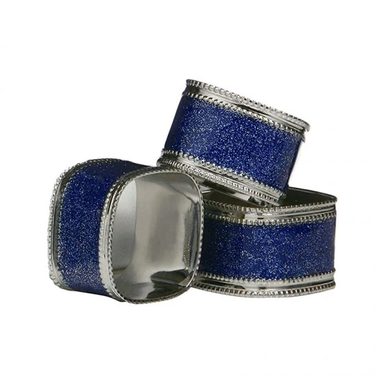 Premier Sapphire Glitter Napkin Rings - Set of 4, Blue, 1403769 Shop quality Premier Sapphire Glitter Napkin Rings - Set of 4, Blue in Kenya from vituzote.com Shop in-store or online and get countrywide delivery!