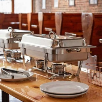 Neville Genware 1/1 FULL Size Economy Chafing Dish, 8.5 Litres Capacity Neville Genware 1/1 FULL Size Economy Chafing Dish, 8.5 Litres Capacity