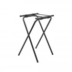 Neville GenWare Black Metal Tray Stand, 42 x 84cm (W x H)