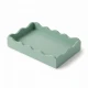 Candlelight MDF FSC Pool Blue Tray ,  23.5cm x 15.5cm x 4cm