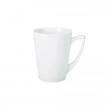 Neville Genware Porcelain Angled Handled Mug 35cl/ 12.25oz
