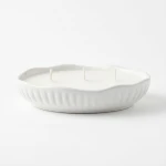 Dunelm Churchgate Medium 3 Wick Oval Wax Filled 20cm in Ivory  - Fig & Cedarood