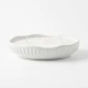 Dunelm Churchgate Medium 3 Wick Oval Wax Filled 20cm in Ivory  - Fig & Cedarood