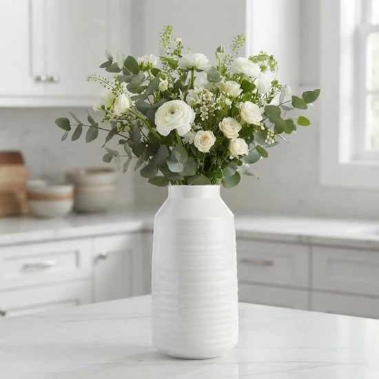 Dunlem Ceramic Hand Thrown Style Vase (40cm)