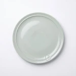  Dunlem Stoneware Embossed Heart Dinner Plate,27cm - Grey