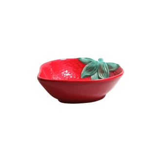 Candlelight Ceramic Strawberry Shaped Bowl
