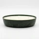Candlelight Churchgate Multi Wick Oval Wax Filled Ceramic Pot Candle, Olive green & Fern , 20cm