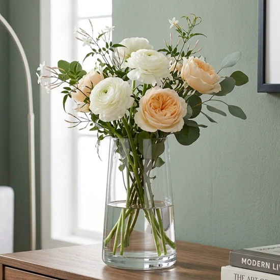 Dunlem Standard  Glass Vase - 18cm