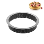  Silikomart Tart Ring Classic - Professional Perforated Micro Pair Ring