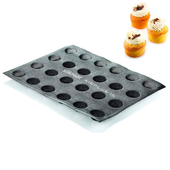 Silikomart micro-perforated fiberglass Silicone Mould (40 × 16 cm) - Temperature range: −40°C to +230°C