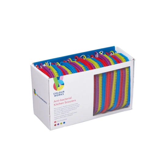 Shop quality Colourworks Brights Anti-Bacterial Kitchen Scourers - Silicone - Assorted Colours in Kenya from vituzote.com Shop in-store or online and get countrywide delivery!
