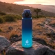 El-Ari Vibrant Gradient Water Bottle, BPA-Free Durable Plastic – Leak-Proof, Lightweight & Travel-Ready, 500ml, Navy