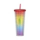 Shop quality Gleamy Studded Double-Walled Tumbler with Lid and Straw -  Gradient, 710ml in Kenya from vituzote.com Shop in-store or online and get countrywide delivery!