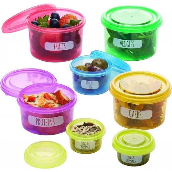 Shop quality Healthy Eating Stacking Portion Control Pots - Seven ( 7) BPA Free plastic containers Multi-colour in Kenya from vituzote.com Shop in-store or online and get countrywide delivery!