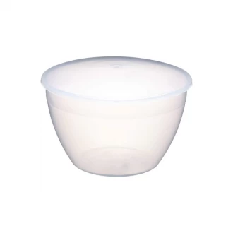 Kitchen Craft Plastic Pudding Basin with Lid, Large, 1.7 Litre (3 Pint)