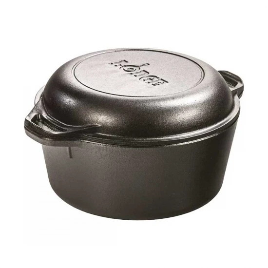 Shop quality Lodge Double Dutch Cast Iron Oven and Casserole with Skillet Cover, 5-Liter in Kenya from vituzote.com Shop in-store or online and get countrywide delivery!