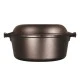 Shop quality Lodge Double Dutch Cast Iron Oven and Casserole with Skillet Cover, 5-Liter in Kenya from vituzote.com Shop in-store or online and get countrywide delivery!