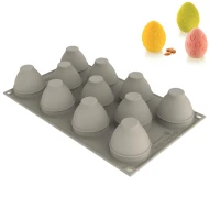 Silikomart Silicone Egg Hunt Mould - 11 Cavities Mould for Desserts 
