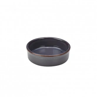 Neville Genware Rustic Stoneware Blue Tapas Dish 14.5cm
