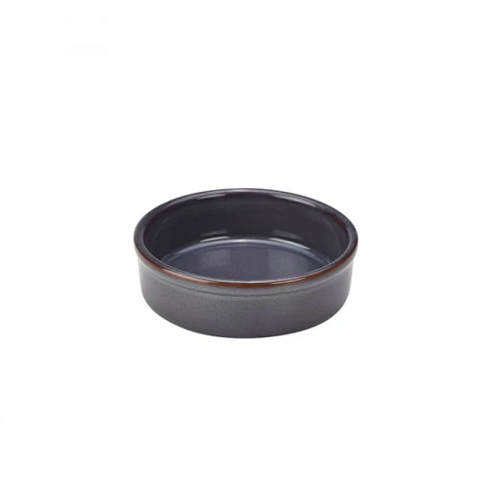 Neville Genware Rustic Stoneware Blue Tapas Dish 14.5cm