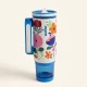 Nayad Hydrostash Tumbler with Snackbox - Floral, 680ml ( 12 hours hot )
