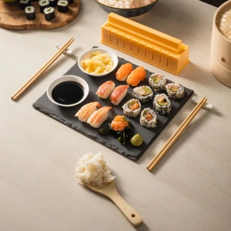 World of Flavours Slate Sushi Set, 7 piece