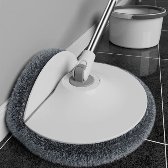 Easy Housewares Clean Water Spin Mop with 360° rotating mop head - White