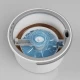 Easy Housewares Clean Water Spin Mop with 360° rotating mop head - White