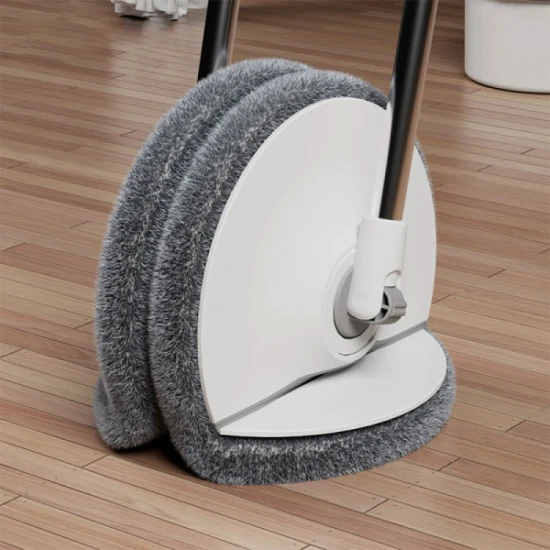 Easy Housewares Clean Water Spin Mop with 360° rotating mop head - White