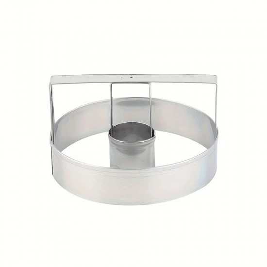 Crisp Cut Stainless Steel Doughnut Cutter, 8.5cm Crisp Cut Stainless Steel Doughnut Cutter, 8.5cm
