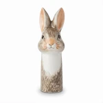 Candlelight Ceramic Handpainted Hare Vase (30cm)