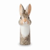 Candlelight Ceramic Handpainted Hare Vase (30cm)