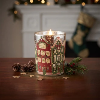  Candlelight Town House Boxed Candle in Mulled Wine Scent 