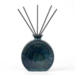 Dunelm Sage & Black Pepper Reed Diffuser – Reusable Reactive Glaze Vessel