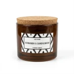 Dunelm Cosy Home Cinnamon & Sandalwood Scented Candle