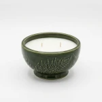 Dunlem Churchgate Olive Leaf & Fern Round Multi-Wick Candle