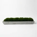 Dunelm Faux moss in a tray - (42cm Length x 14cm Width)