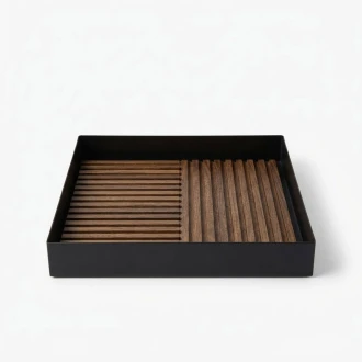 Candlelight 100% FSC Mango Wood Bryant Tray with Cut-Out Handles (H:5.5cm x W:29.5cm x L:45.0cm)