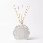 Dunelm Fig & Cedarwood Reed Diffuser with Reusable Ceramic Reactive Glaze