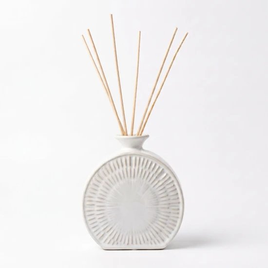 Dunelm Fig & Cedarwood Reed Diffuser with Reusable Ceramic Reactive Glaze