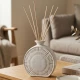 Dunelm Fig & Cedarwood Reed Diffuser with Reusable Ceramic Reactive Glaze