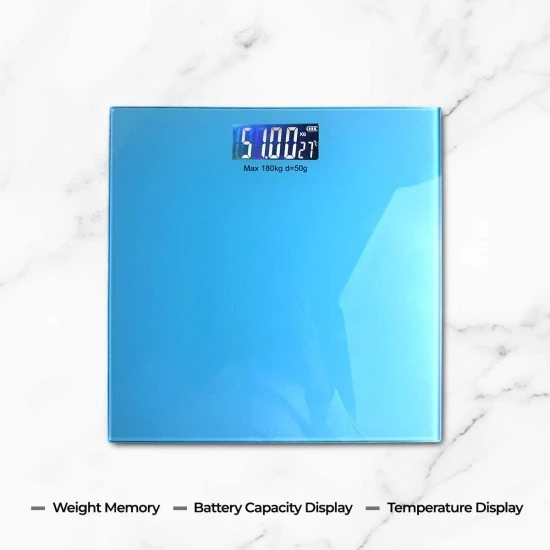 Shop quality Modane Digital Bathroom Scale with Electronic Display – Maximum Weight Capacity: 180 kg (396 lbs / 25 Stone), Blue in Kenya from vituzote.com Shop in-store or online and get countrywide delivery!