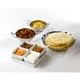 Neville Genware Porcelain Square Dish, 8.5 x 5.5cm