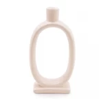Candlelight  Ceramic Taper Candle Holder, 15.5cm 